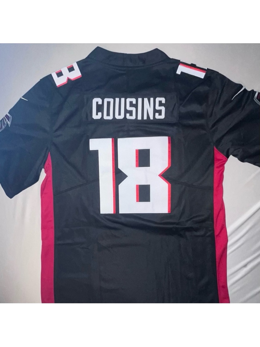 Kirk Cousins Atlanta Falcons Black Nike Authentic Football Jersey Mens Large NWT